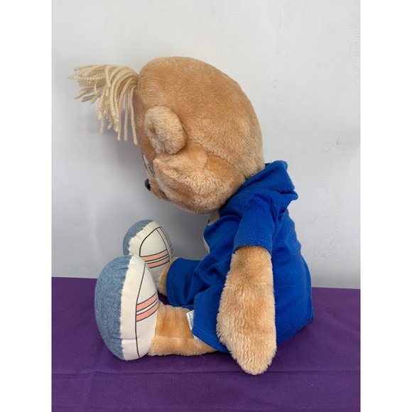 1983 CBS Toys Simon from Alvin and the Chipmunks 19” pull cord Parts plush non - Picture 6 of 13